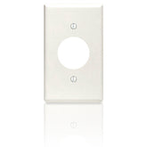 Leviton 88004 Single Gang 1.406 Inch Hole Device Receptacle Wallplate